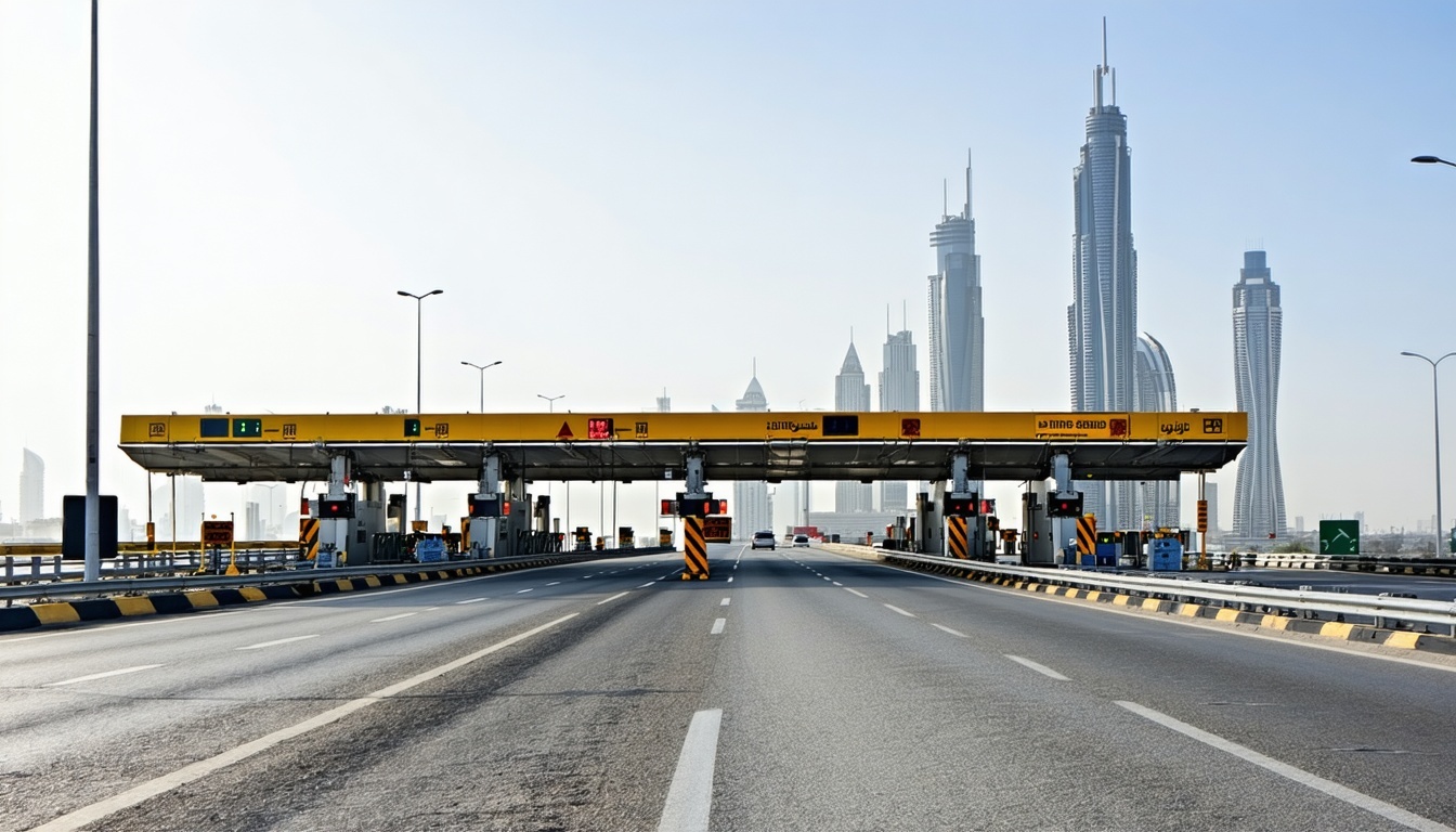 Automated road toll payment system in Dubai